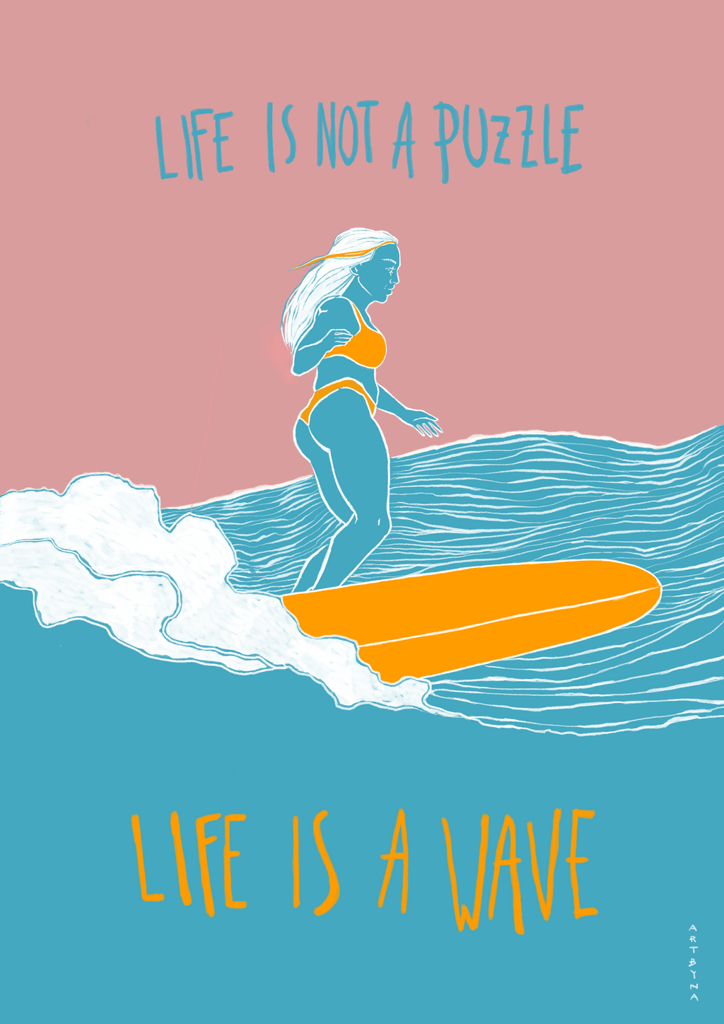 Print "LIFE'S A WAVE"