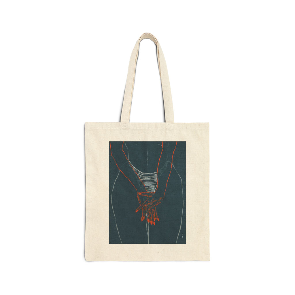 Tote bag "TAN LINES"