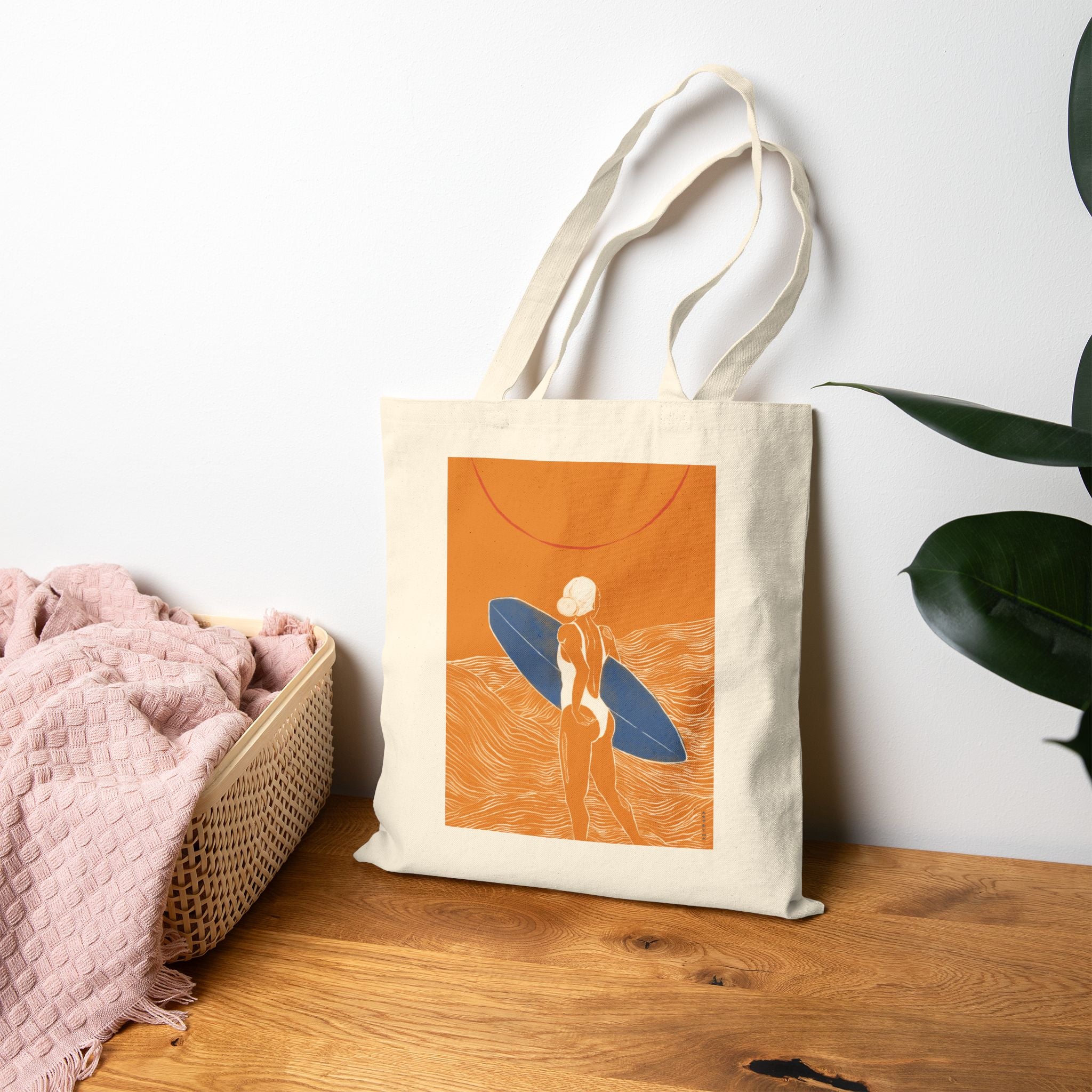 Tote bag "SURF O'CLOCK"